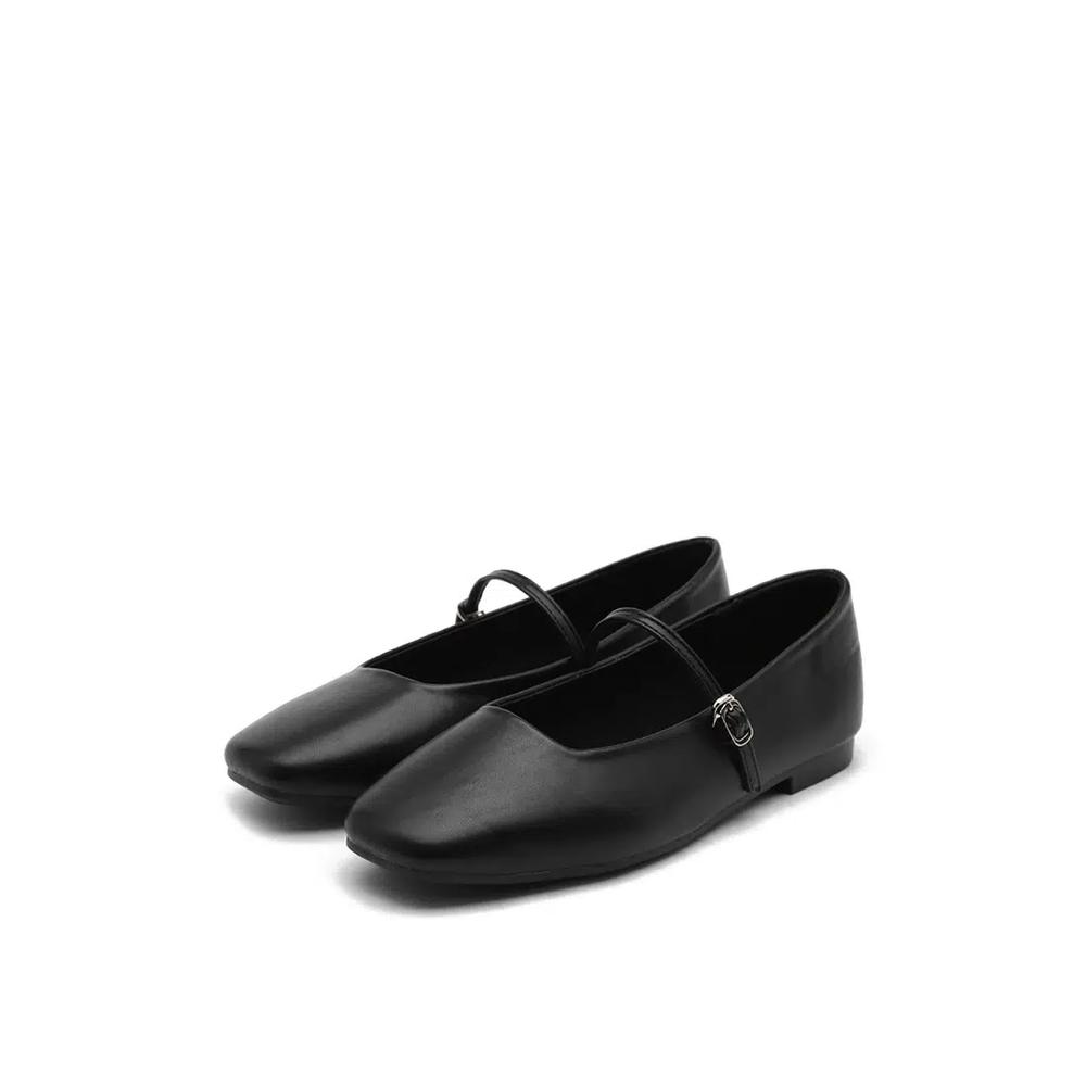 Nhibre Maryjane Flats (1см) - Черный 2