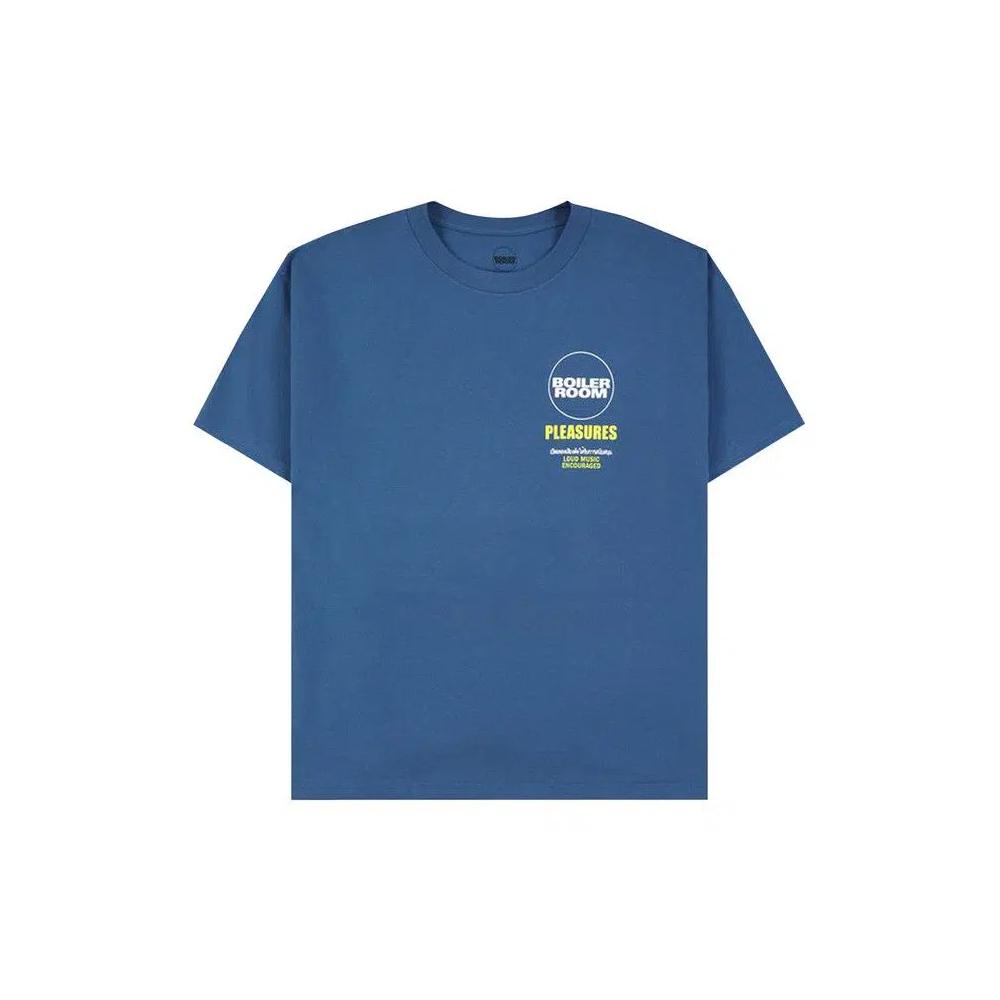 Топы Pleasures Turntable T-Shirt 'Blue' 1
