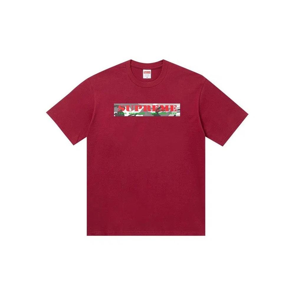 Топы Supreme Hardcore Tee 'Cardinal' 1