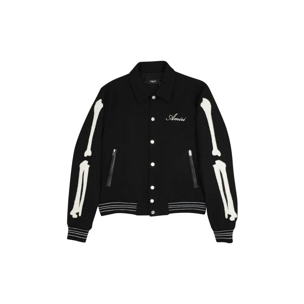 Варсити-куртки Amiri Bones Varsity Jacket 'Black' 1
