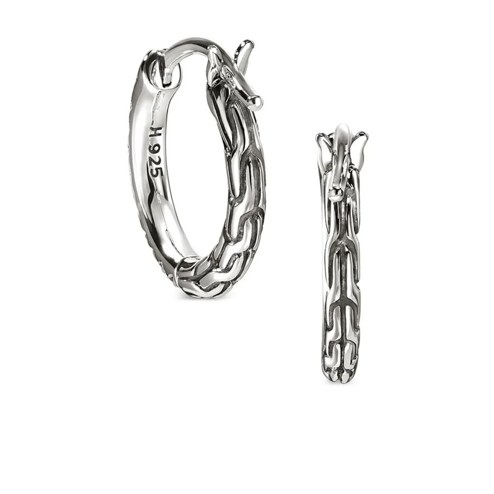 Серьги-кольца JH Essential с бриллиантами 2