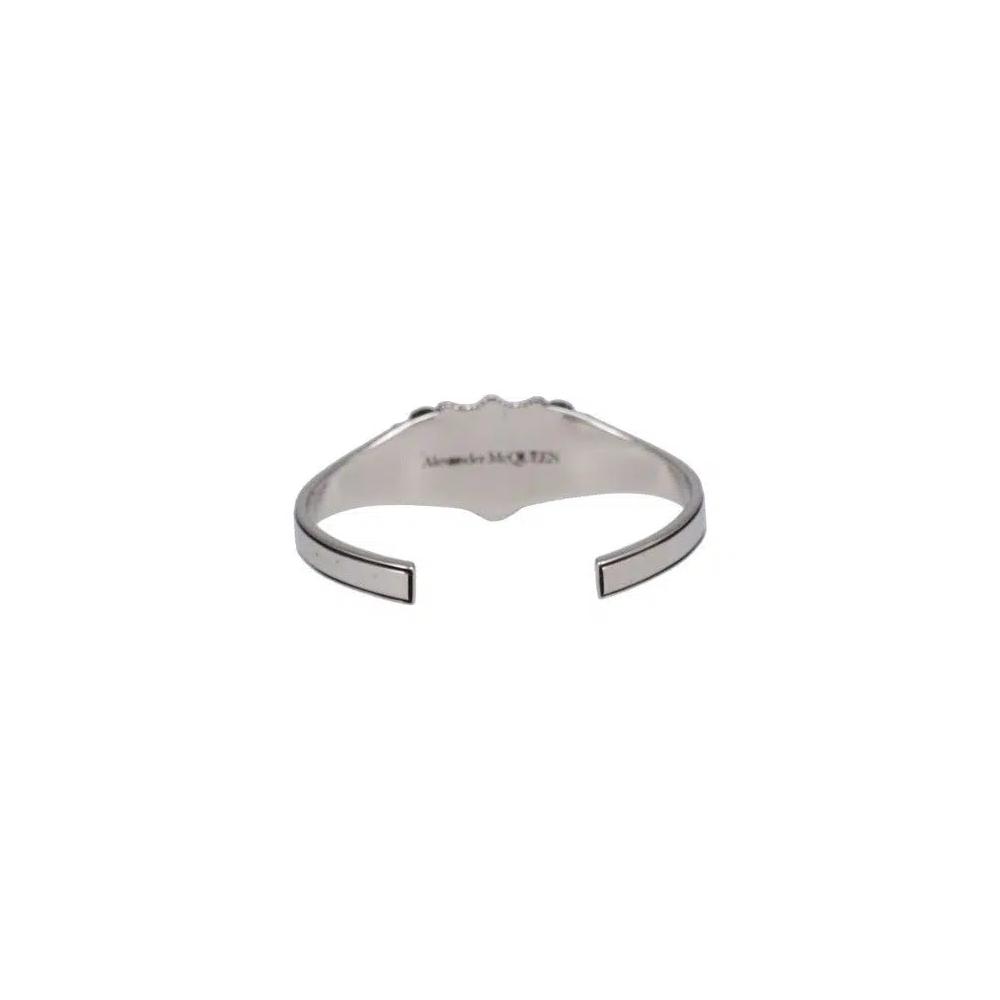 Браслеты Alexander McQueen Shield Bracelet «Серебряный» 2