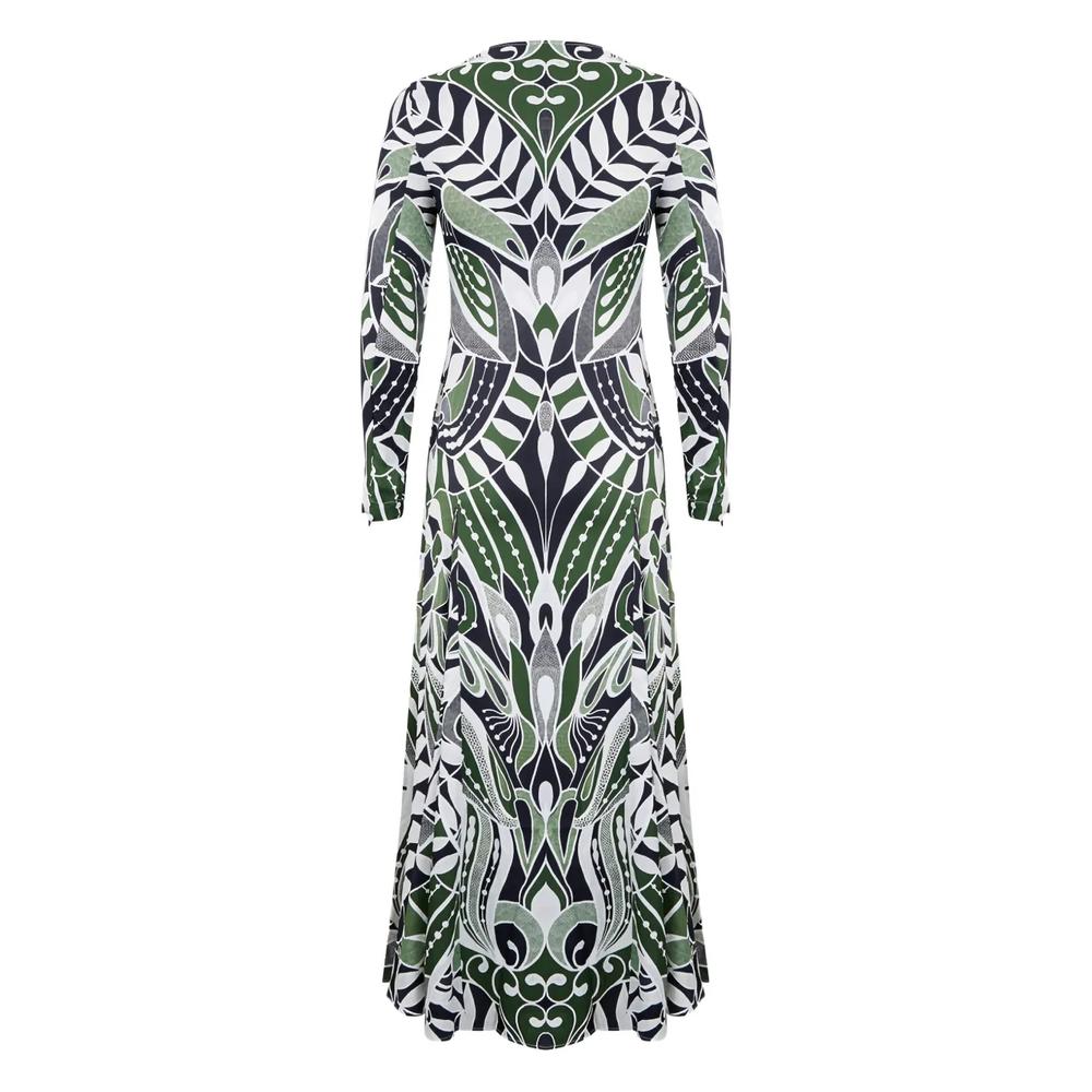 Кружевное платье Lace Nature с длинными рукавами 2