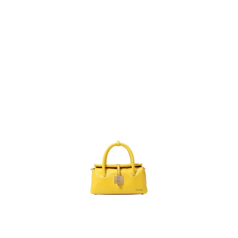 Мини-сумка SAOI Soft Structural Top Handle Bag - Цитрон 6