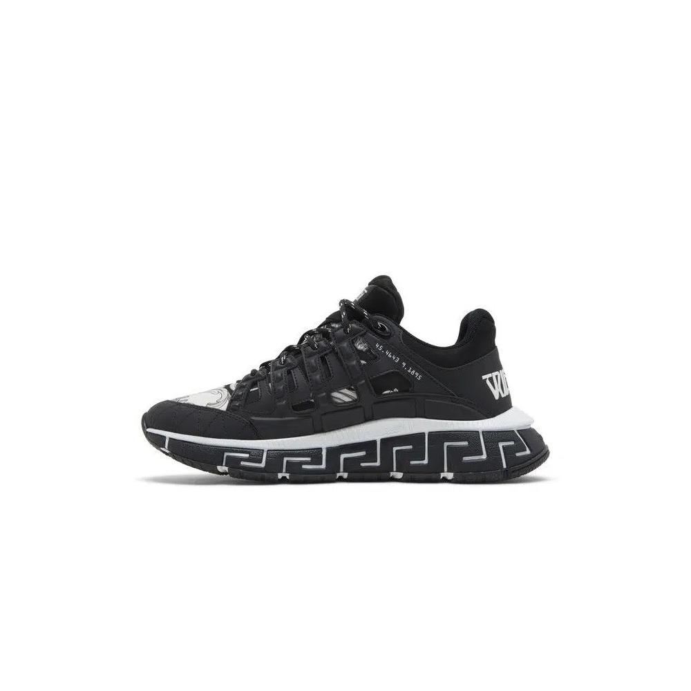 Кроссовки Versace Trigreca «Черный Белый» 3