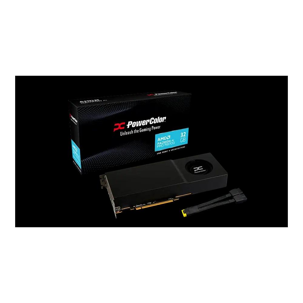 PowerColor Radeon™ AI PRO R9700 32GB видеокарта 1