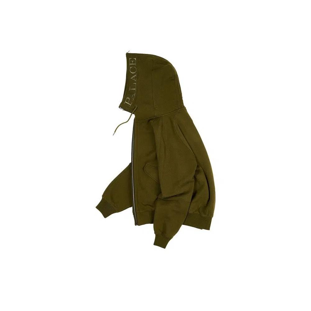 Бомберы Palace Split Hood Bomber Sweat 'Оливковый' 2