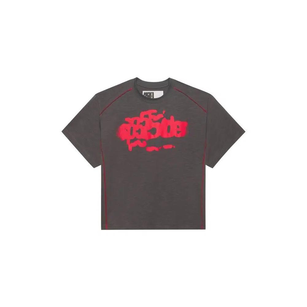 Футболки Sp5der Slate Contrast Stitch Slub Tee 'Black' 1