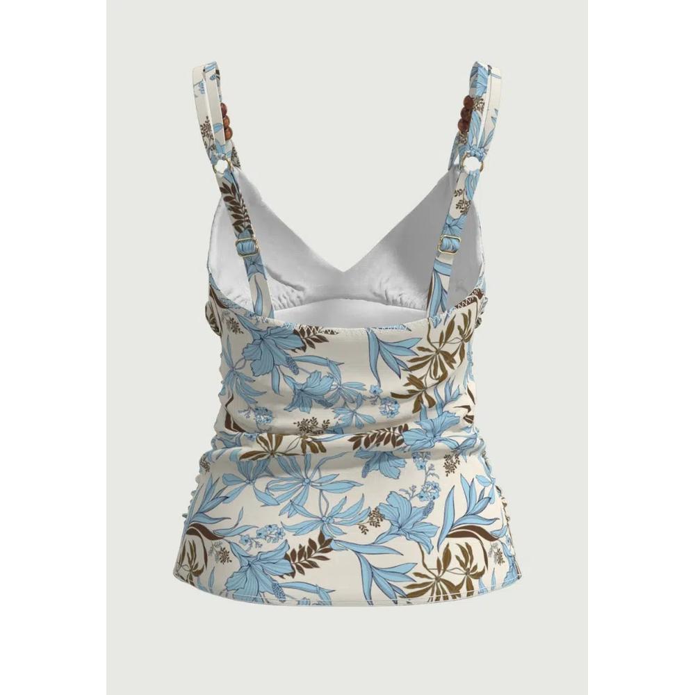 Wild Hibiscus Cool Coconut Plus Cup Танкини 4