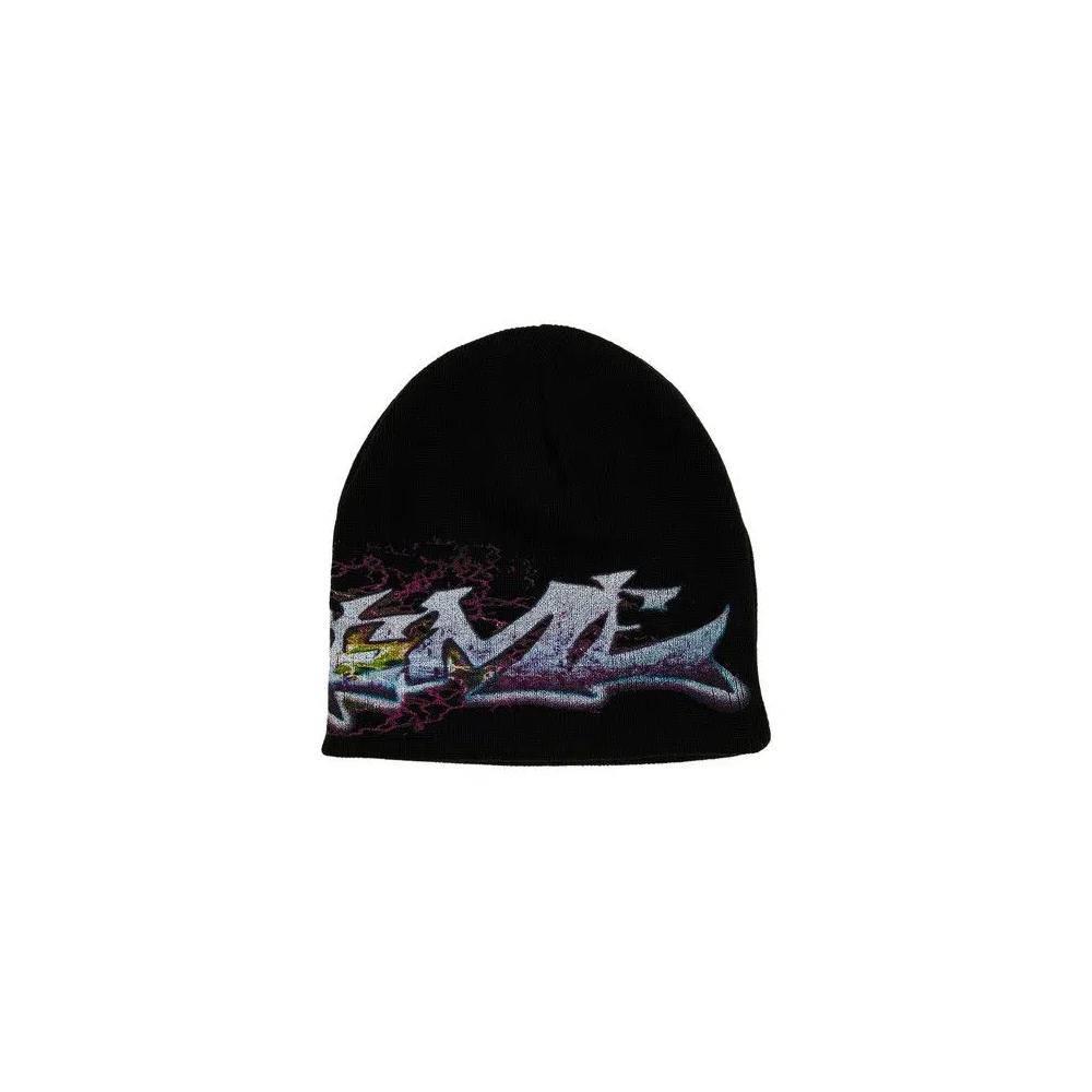 Шапки Supreme Tag Beanie 'Чёрный' 2