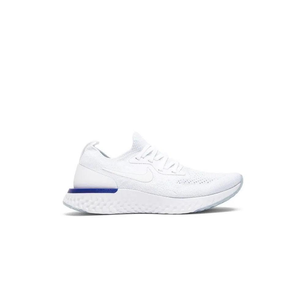 Кроссовки Nike Wmns Epic React Flyknit 'Белый Гоночный Синий' 1