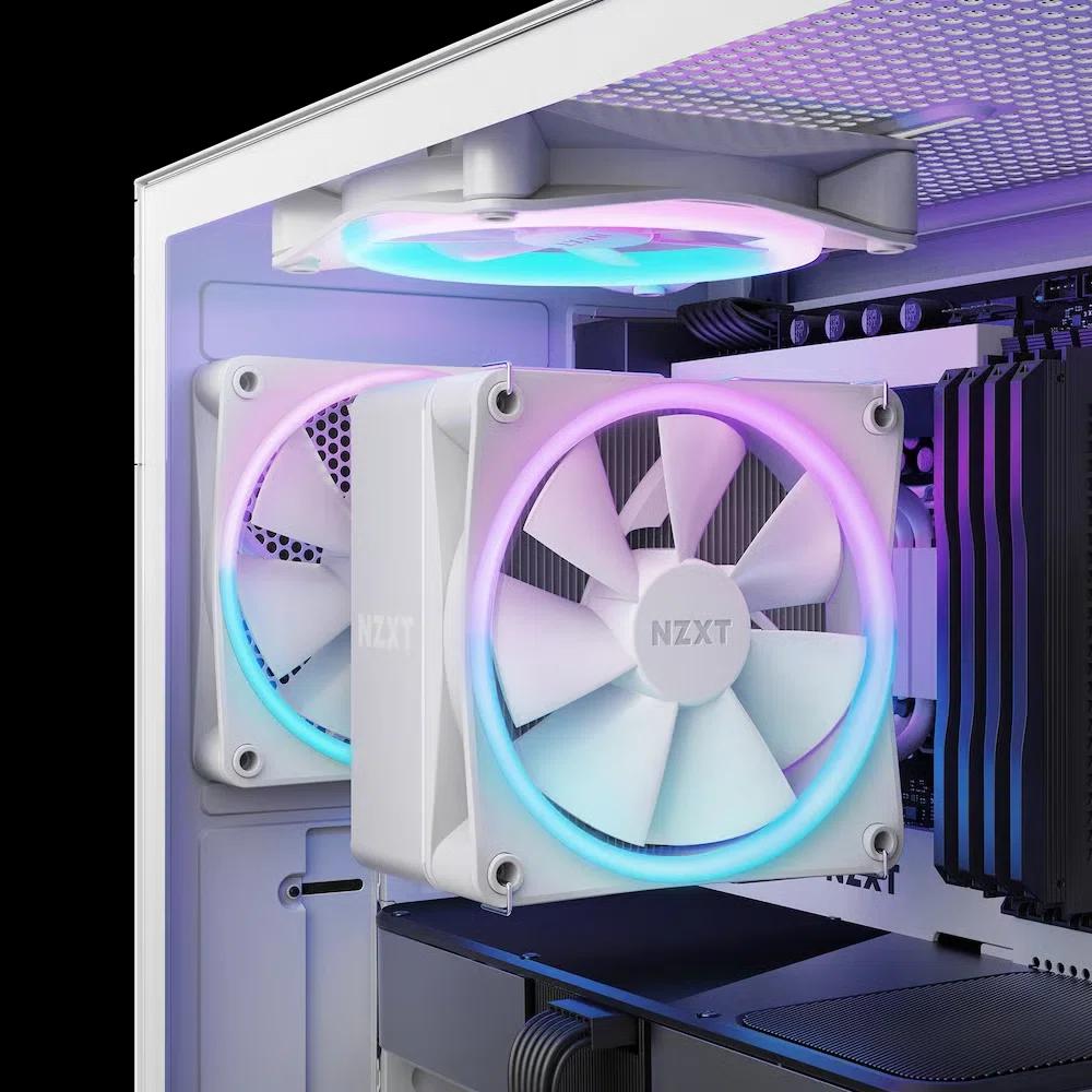 NZXT T120 RGB башенный кулер — белый 4