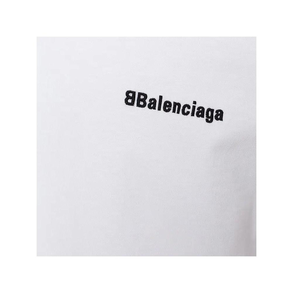 Футболки Balenciaga Corporate Logo Tee 'White/Black' 2