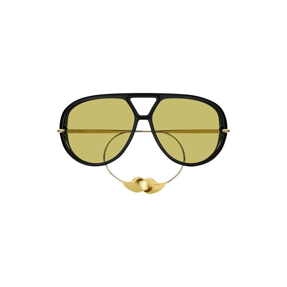 Bottega Veneta Drop Aviator Солнцезащитные очки 'Black' 1