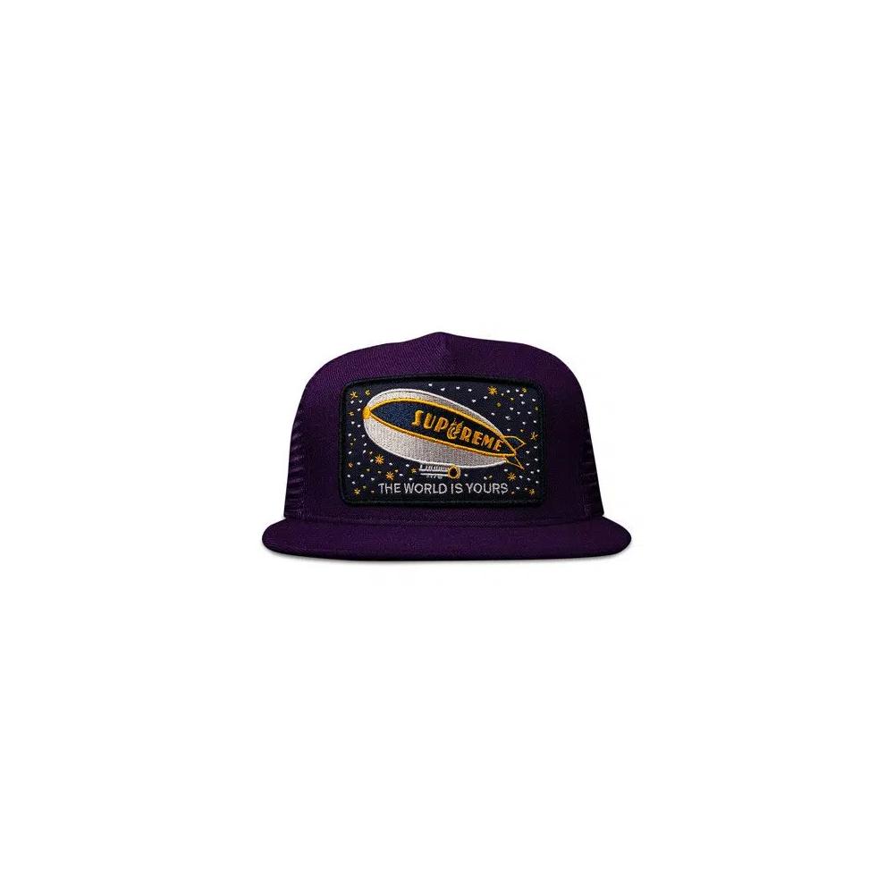 Кепка-защелка Supreme Blimp Mesh Back 5-Panel 'Purple' 1