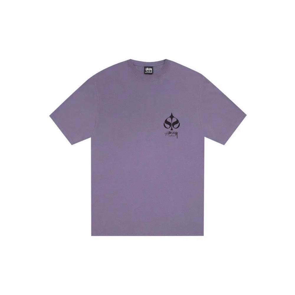 Топы Stussy Spade Tee Pigment Dyed 'Grape' 1