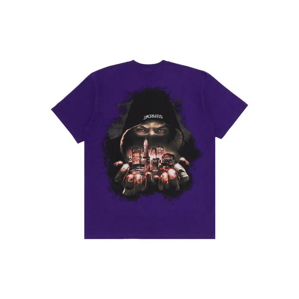 Футболки Supreme Fighter Tee 'Фиолетовый' 2