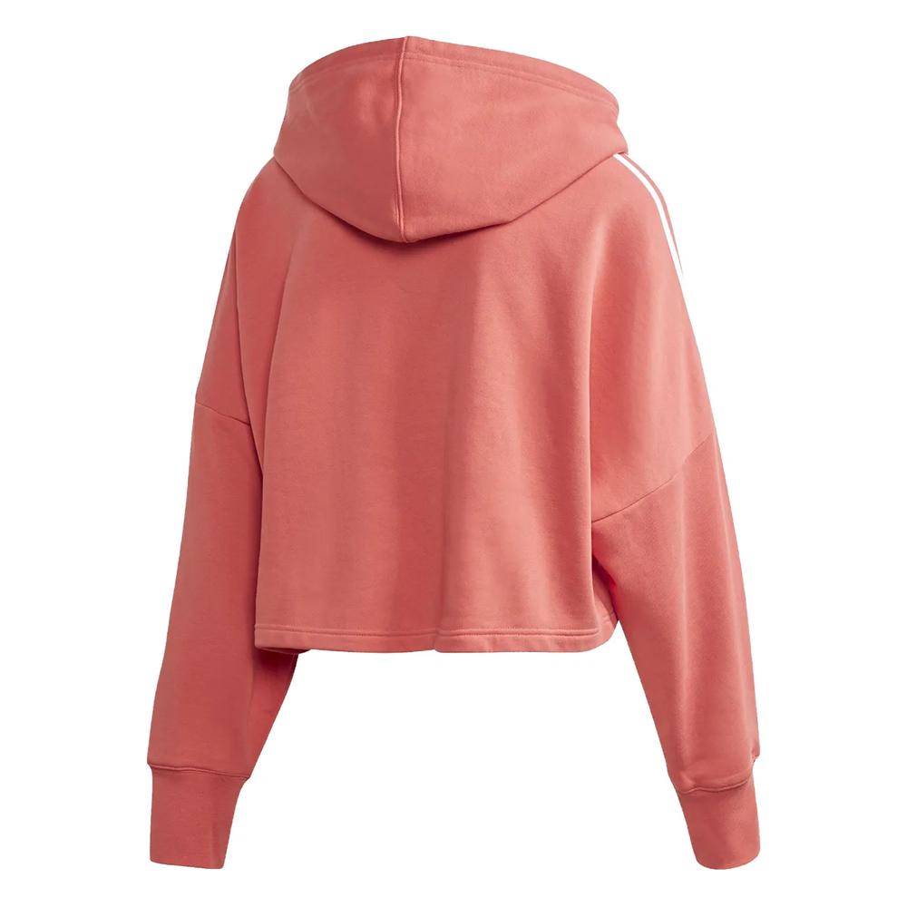 Originals Trefoil Cropped Hood WMNS "Trace Scarlet / White" 2