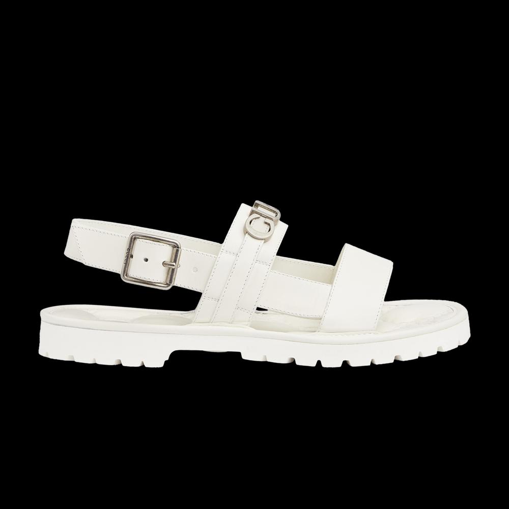 Сандалии Gucci Logo Sandal 'White' 1