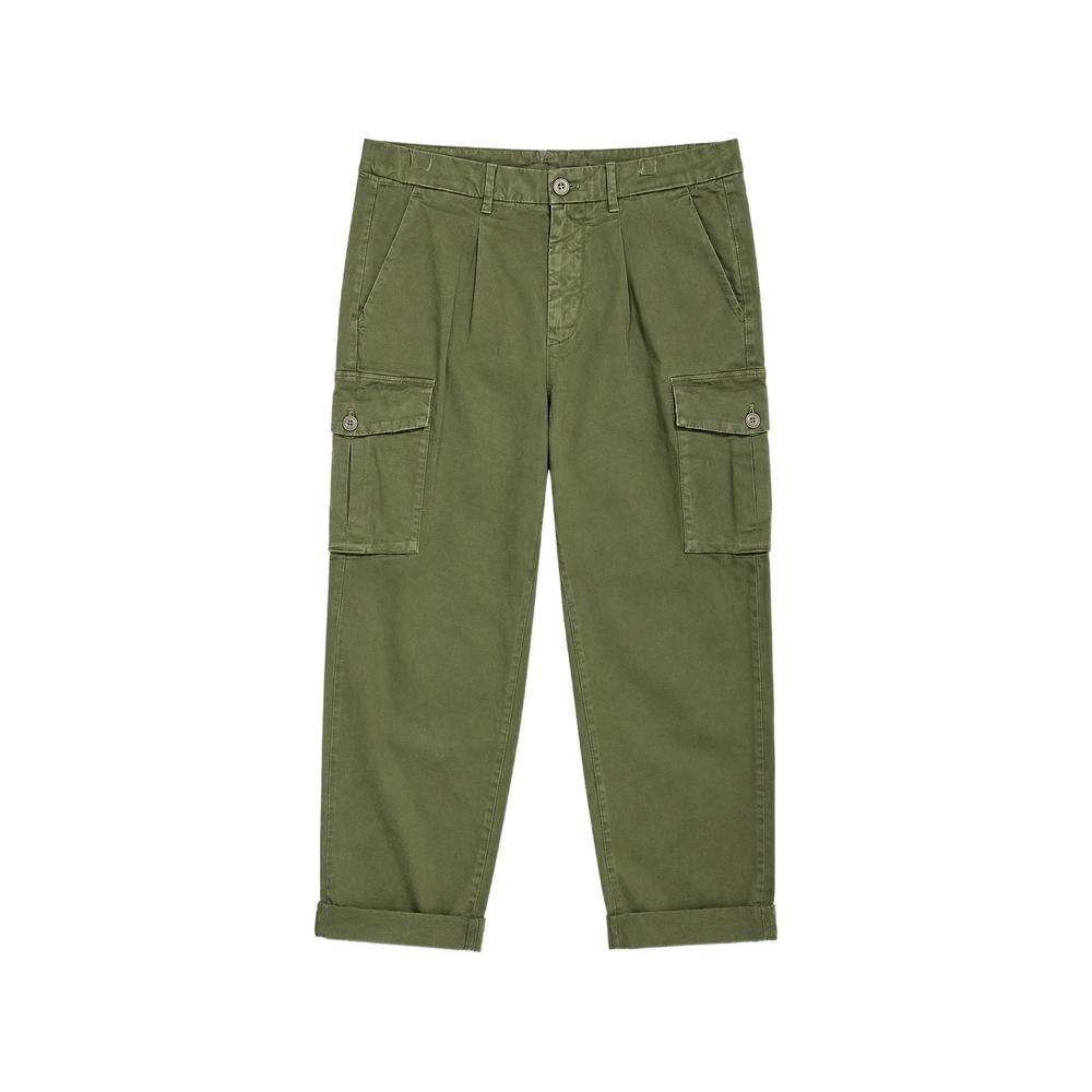 pleated-detail cargo pants 1