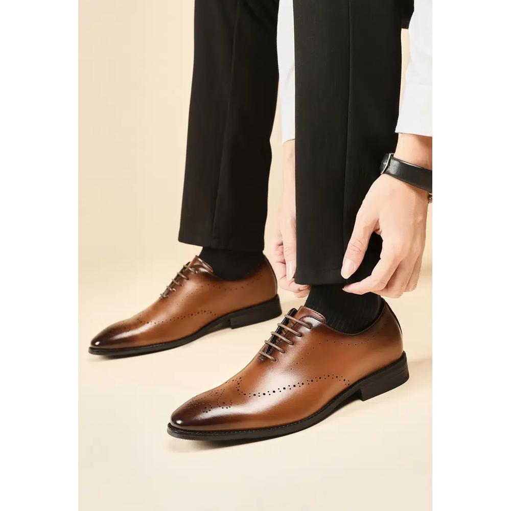 Кожаные оксфорды Brogue Leather KB18299-10B 5