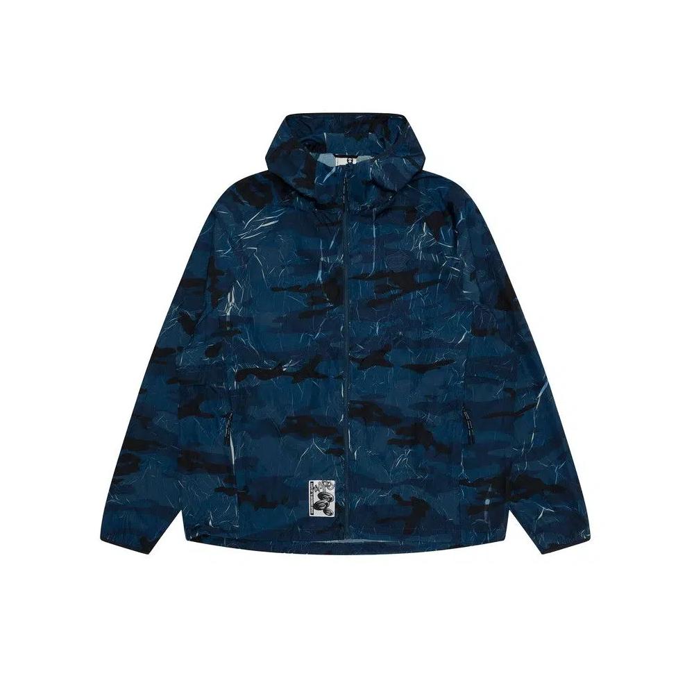 Куртки AAPE Camo Hooded Jacket 'Blue/Multi' 1