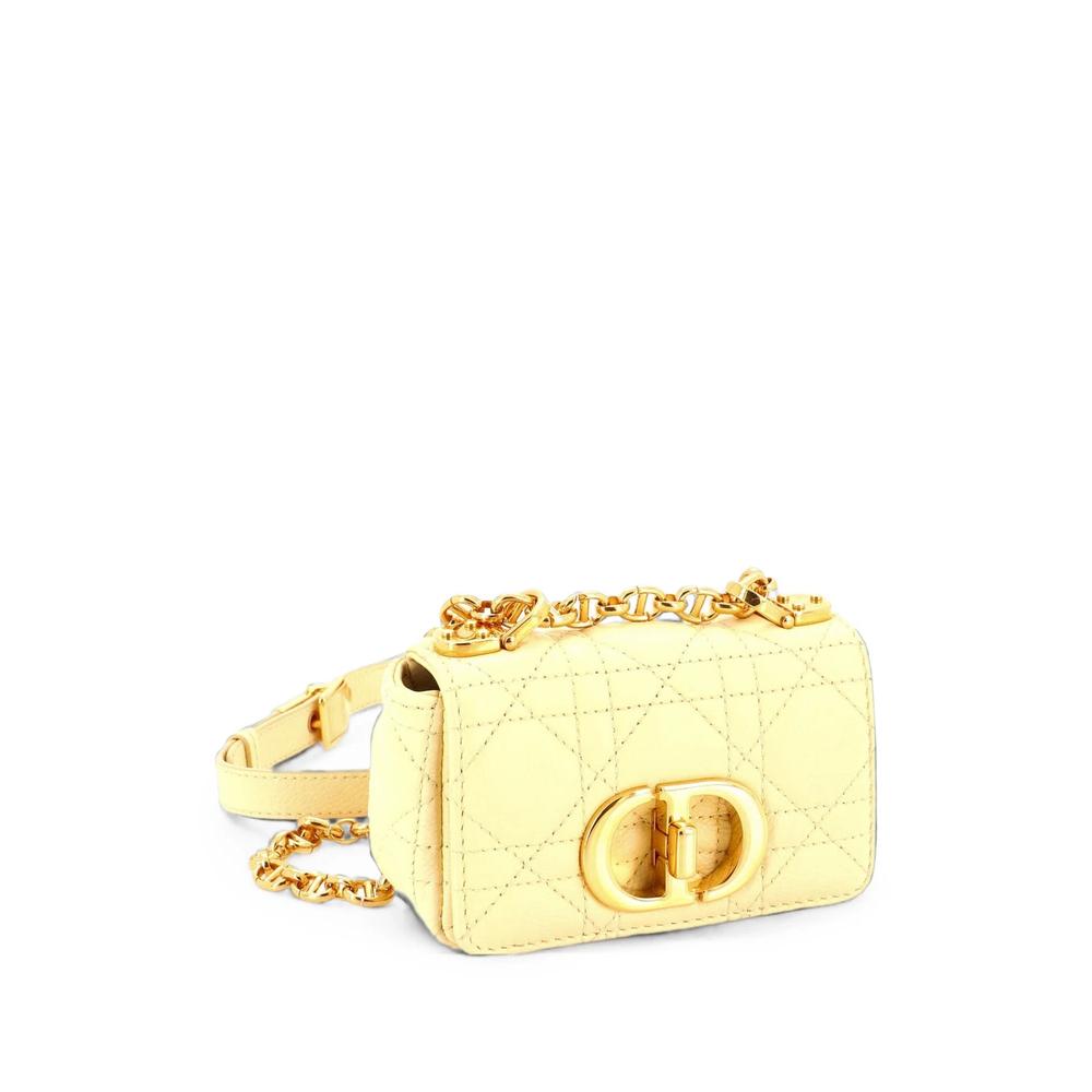Caro Bag Cannage Quilt Calfskin Micro shoulder bag 2