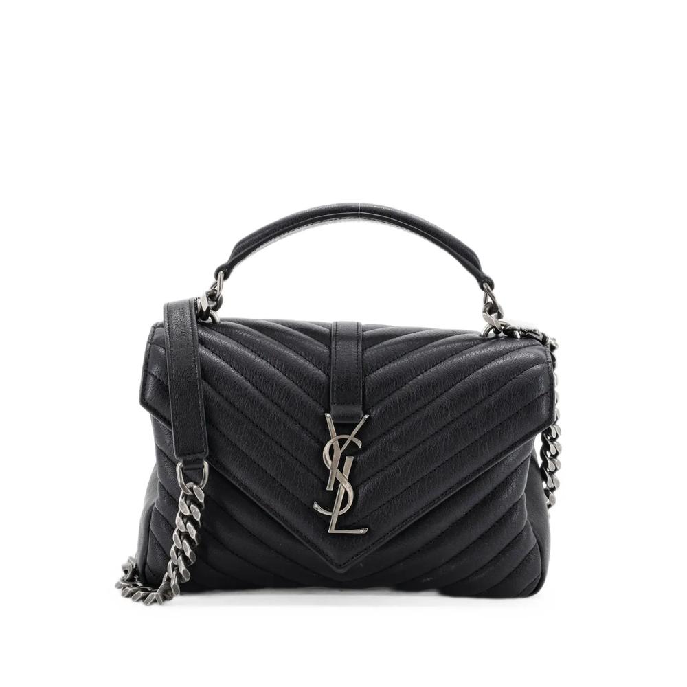 Стеганая сумка через плечо Classic Monogram College Chevron 1