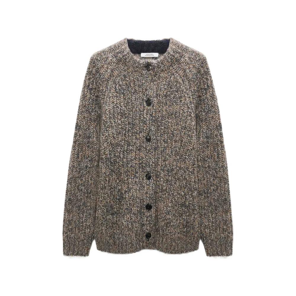 Luxury Love chunky-knit button-up cardigan 1