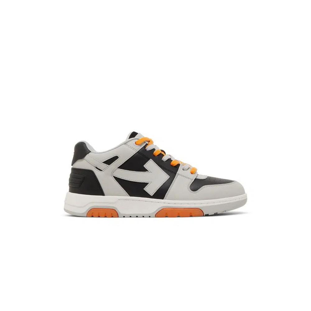 Кроссовки Off-White Out of Office 'Grey Black Orange' 1