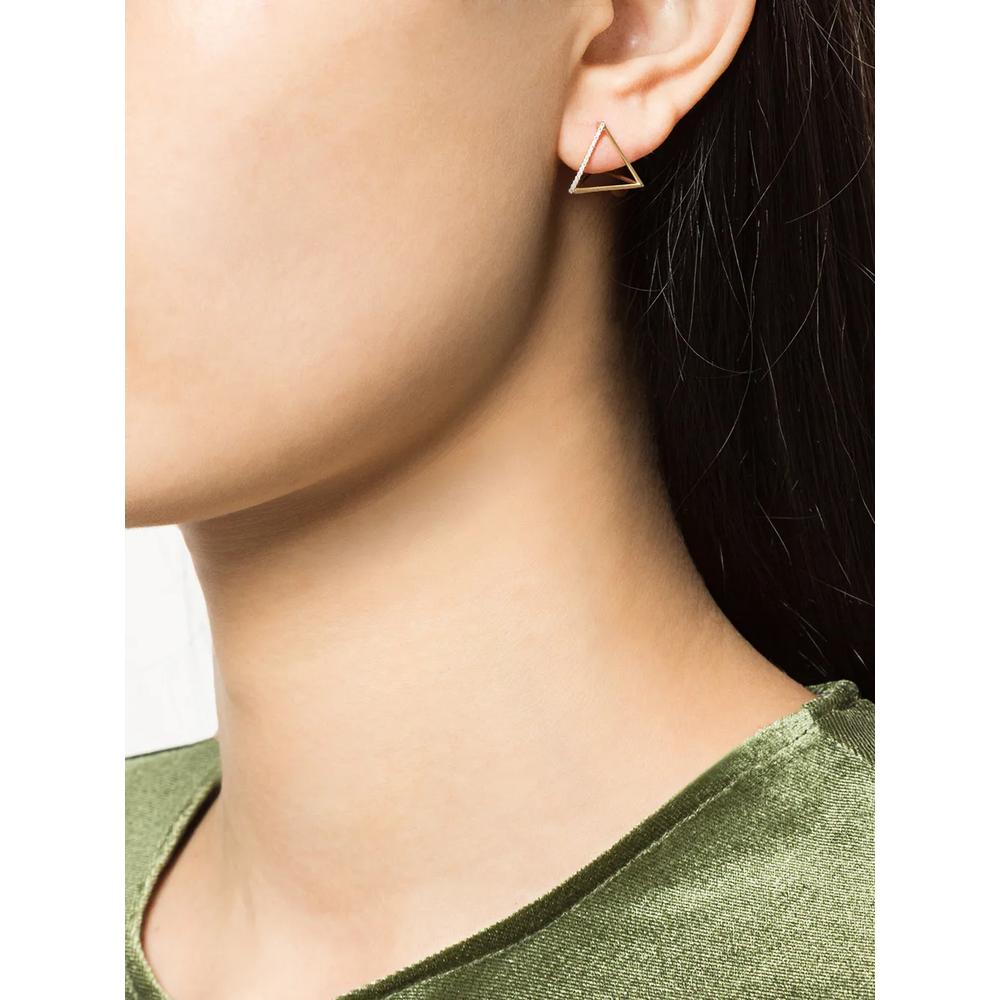 Diamond Triangle Earring 15 (01) 2