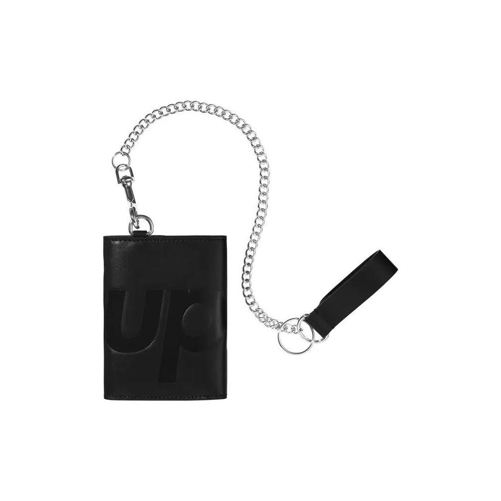 Кошельки Supreme Leather Chain Wallet 'Black' 3