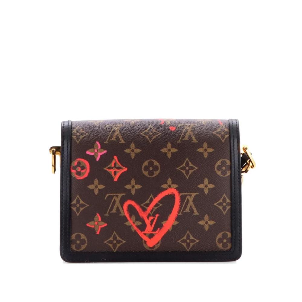 Мини-сумка через плечо Dauphine Shoulder Bag Limited Edition Fall in Love Monogram Canvas Mini 2