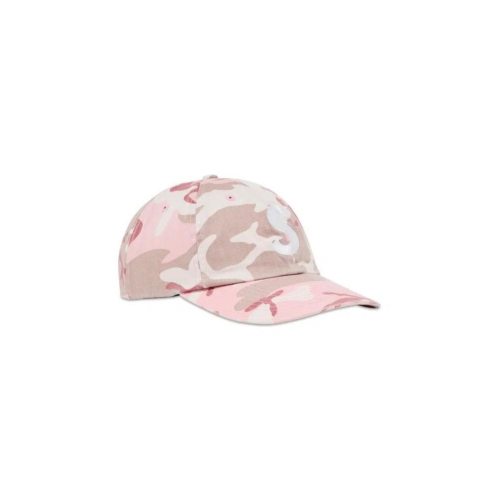 Кепки Supreme Pigment Coated S Logo 6 Panel 'Pink Camo' 2