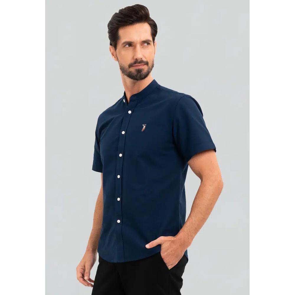 Polo Haus - Мужская хлопковая смесь Signature Fit с мандариновым воротником MBSSE003 2