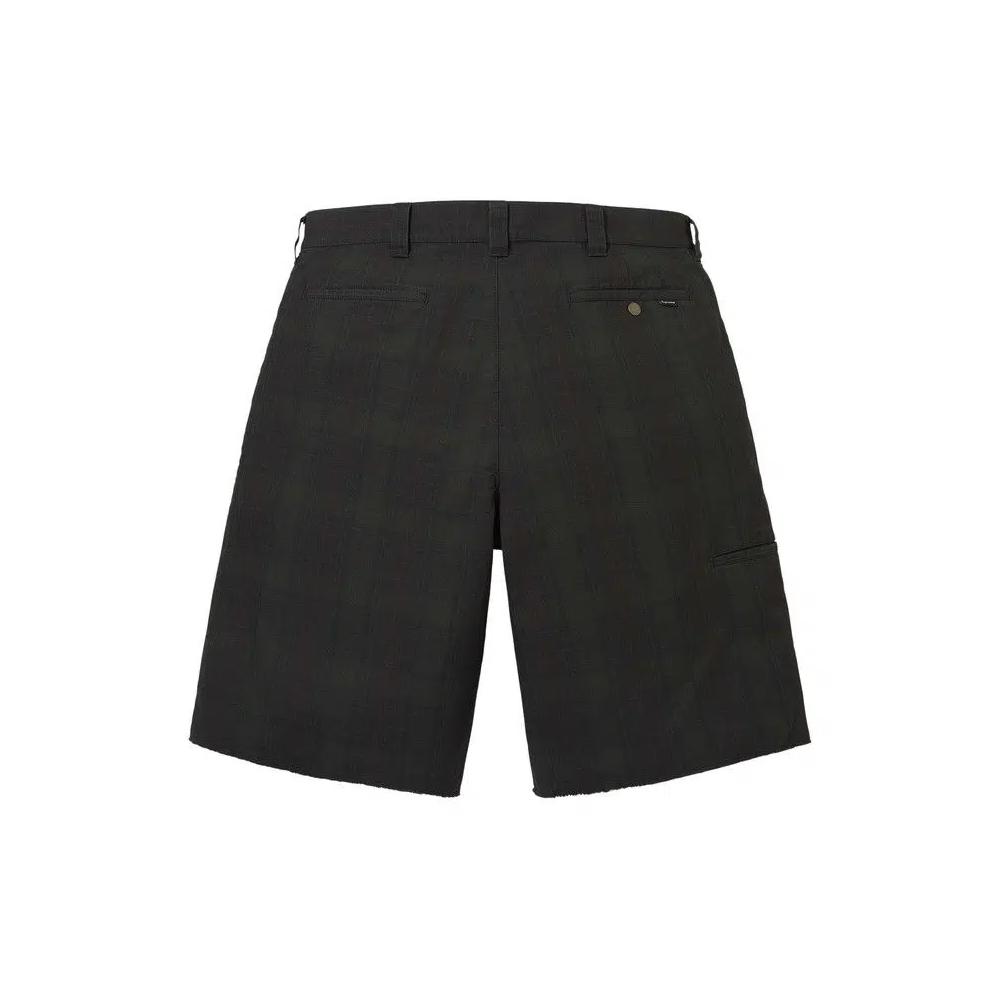 Шорты Supreme Work Short 'Черная клетка' 2