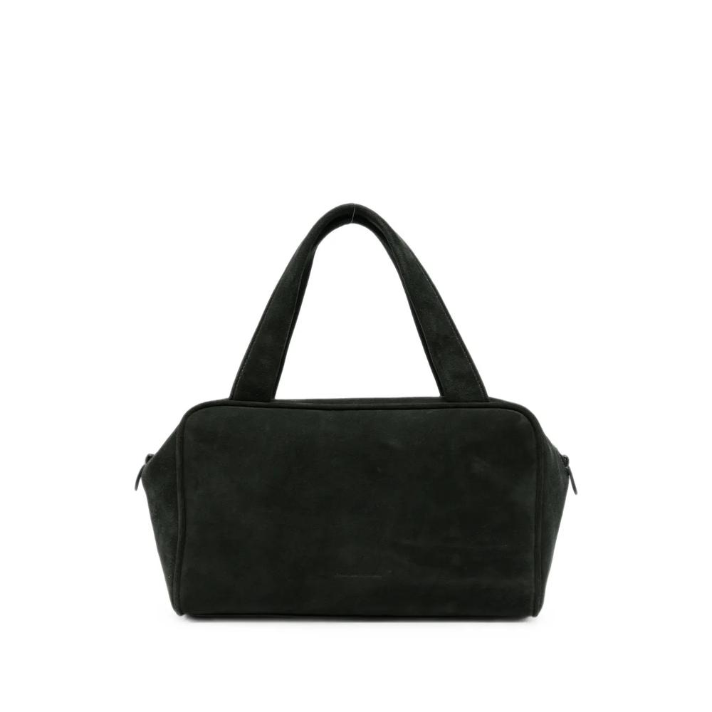 suede top-handle tote bag 1