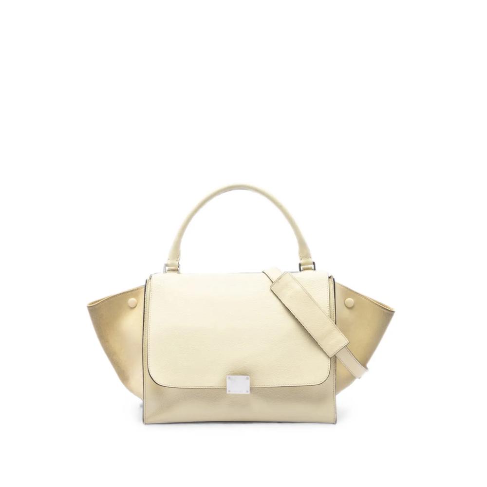 Сумка-сэтчел Bicolor Calfskin and Suede Trapeze среднего размера (2013 год) 1
