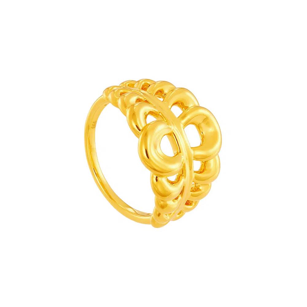 HABIB 999/24K Желтое золотое кольцо 9GR01330825 4