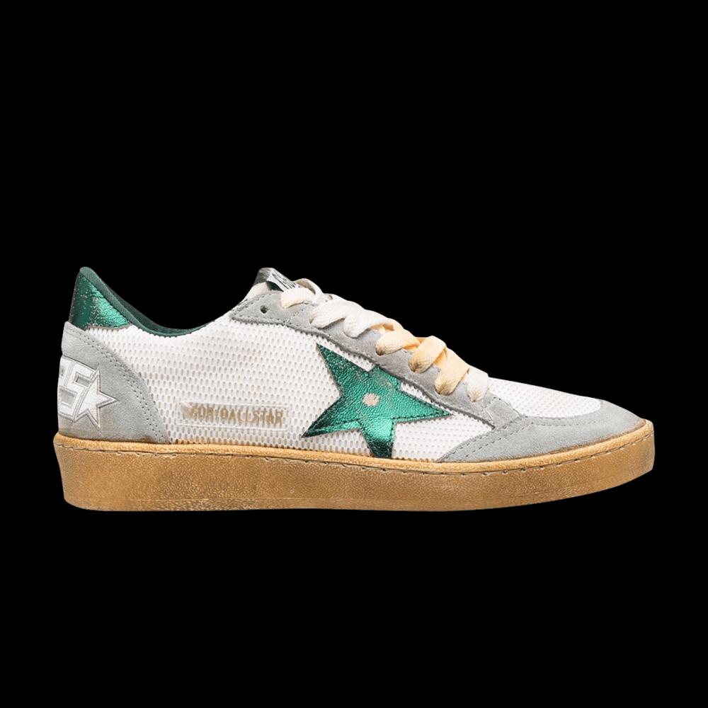 Кроссовки Golden Goose Wmns Ballstar 'White Green' 1