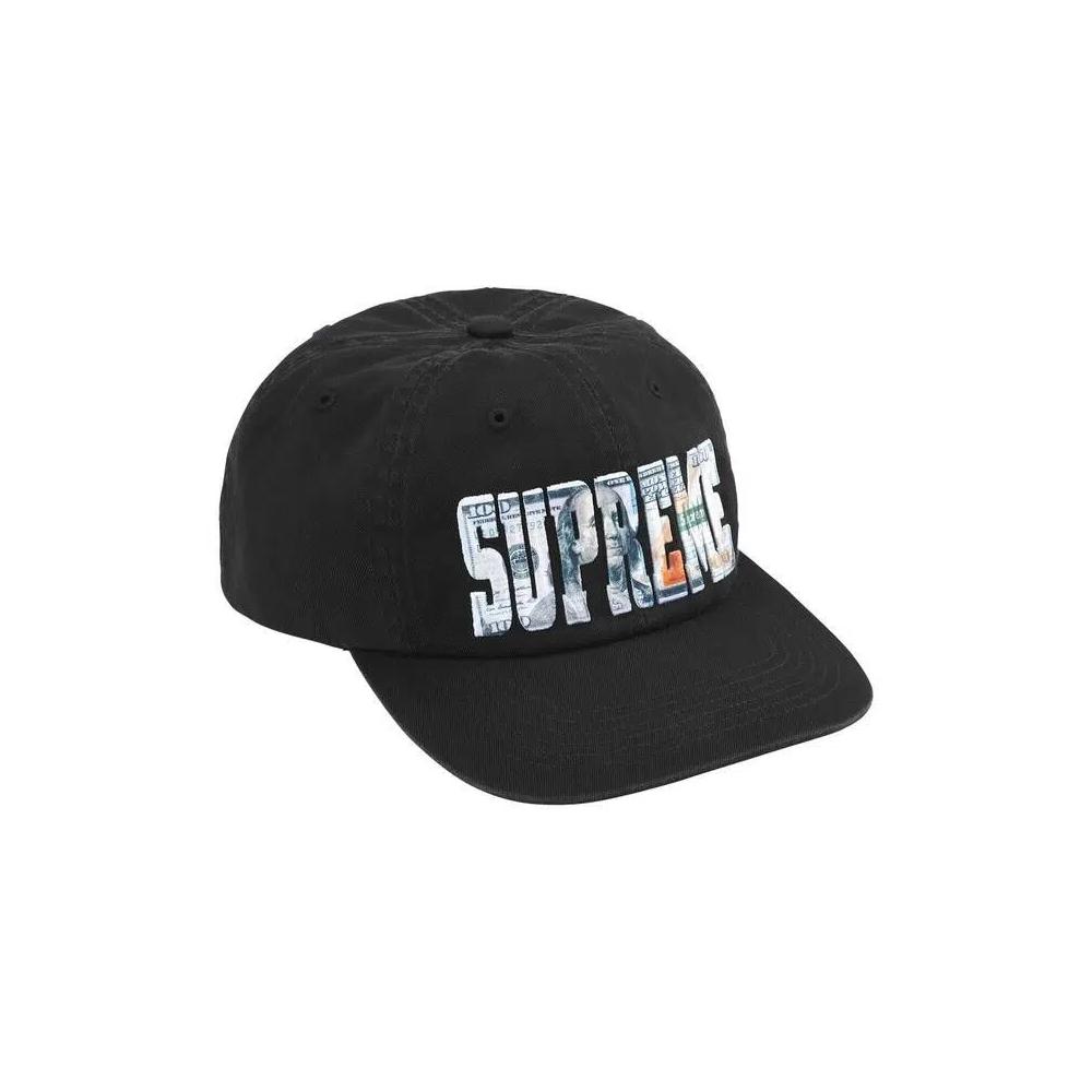 Кепки Supreme Embroidered Money Logo 6-Panel «Чёрный» 1
