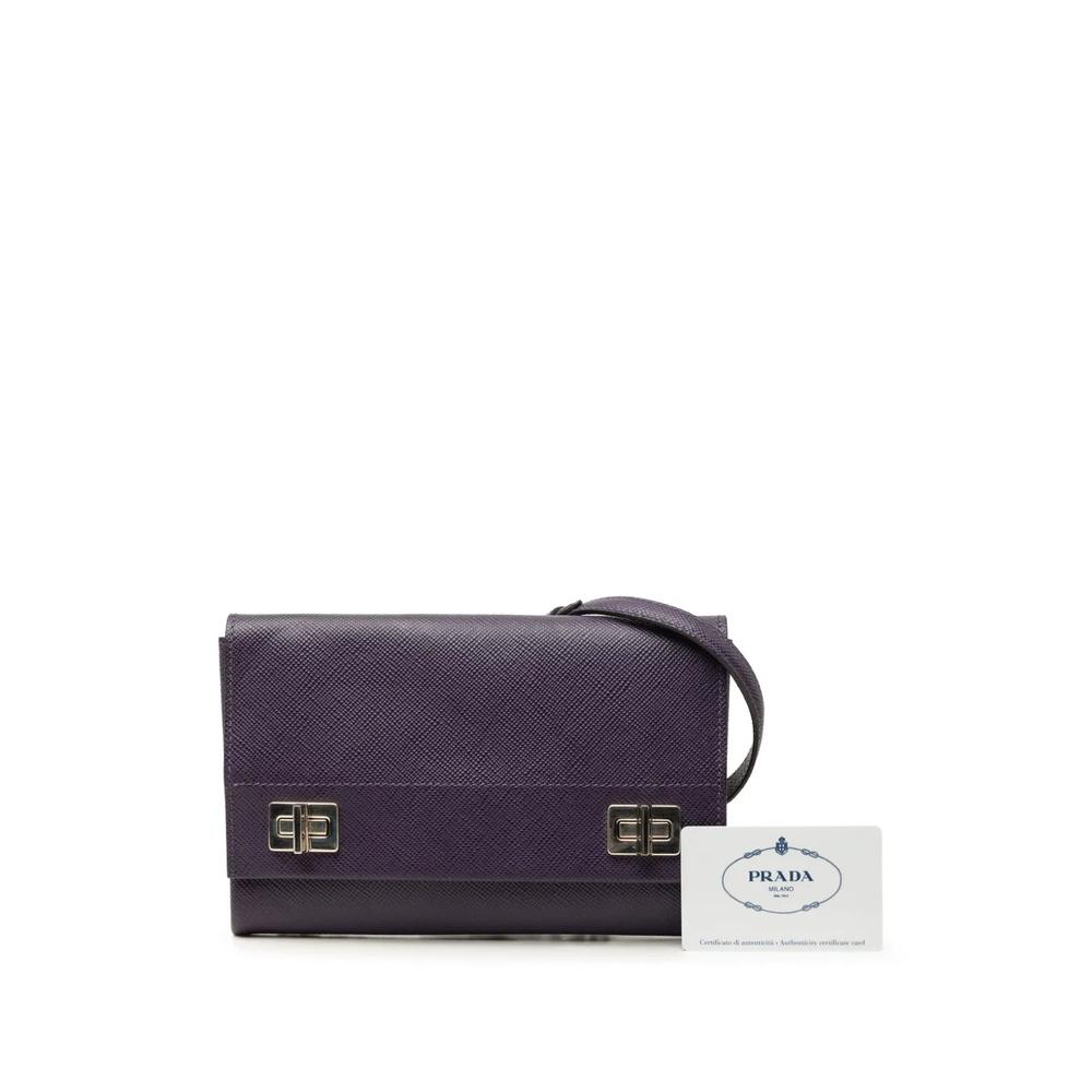 Сумка через плечо Saffiano Cuir Twist Lock Chain Flap (2013-2026 годы) 2