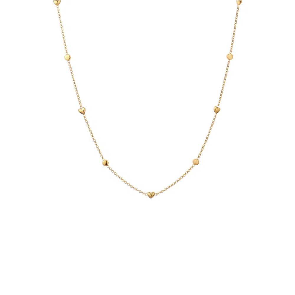 Подвеска-сердце Swarovski® Crystal Heart – позолоченное серебро 1