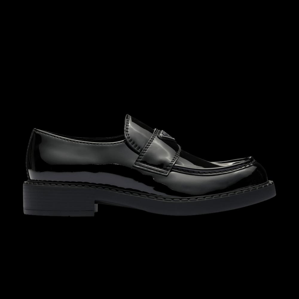 Кроссовки Prada Patent Leather Loafer 'Black' 1