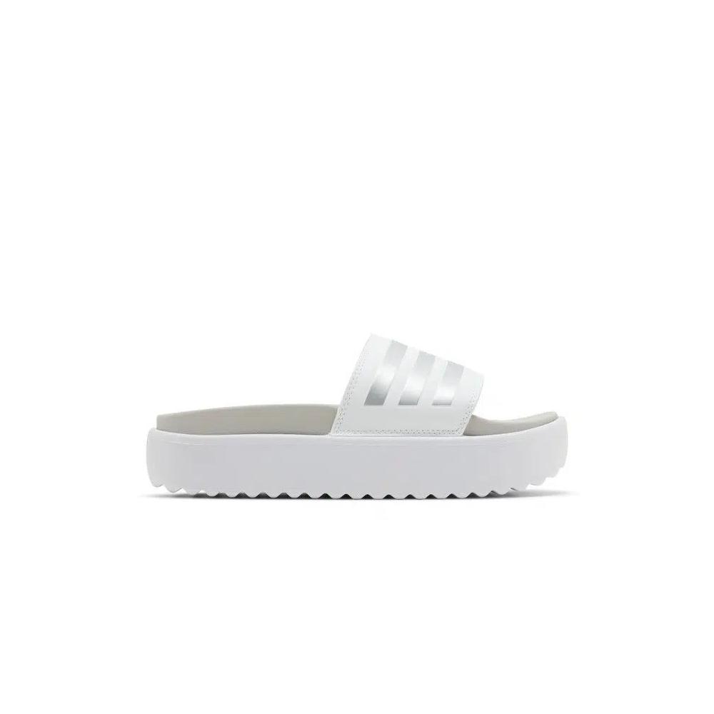 Шлепанцы Adidas Wmns Adilette Platform Slide 'Белый Zero Metallic' 1