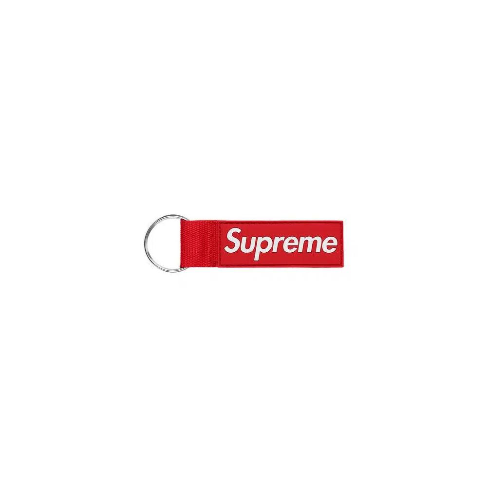 Брелоки и шнурки Supreme Webbing Keychain 'Red' 1
