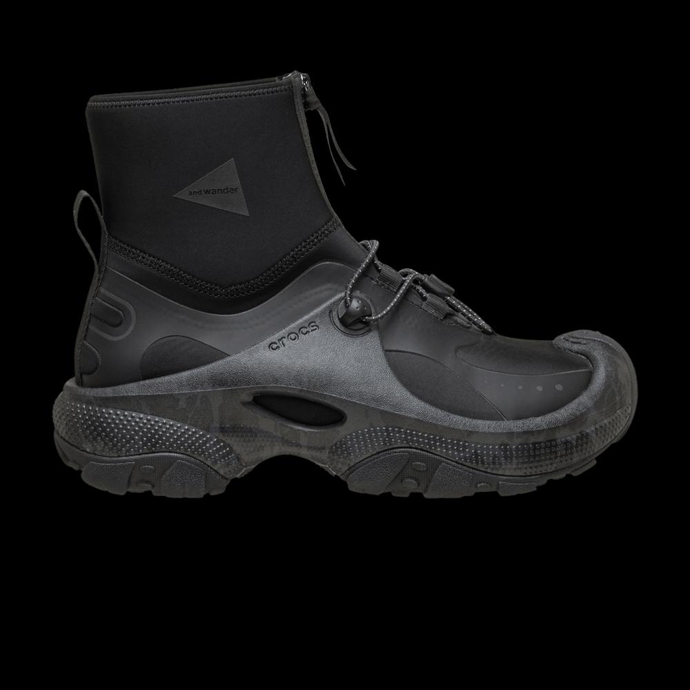 Кроссовки END. x and wander x Crocs Trail Break 2 High 'Black' 1