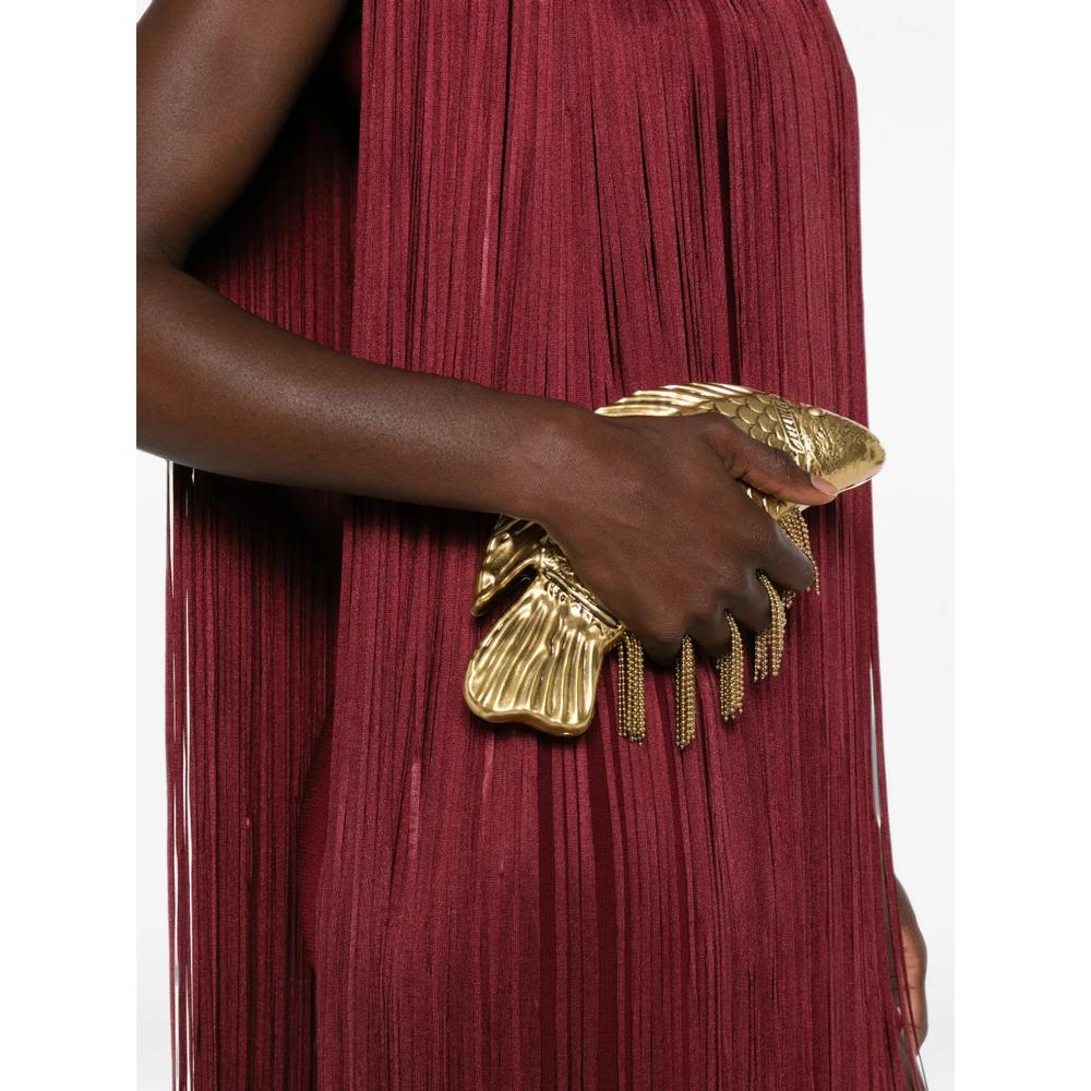 Neemo fish-shaped fringed clutch bag 2