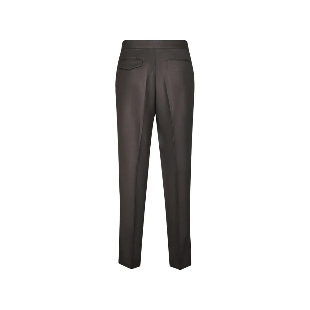 pleated side-buckle trousers 2