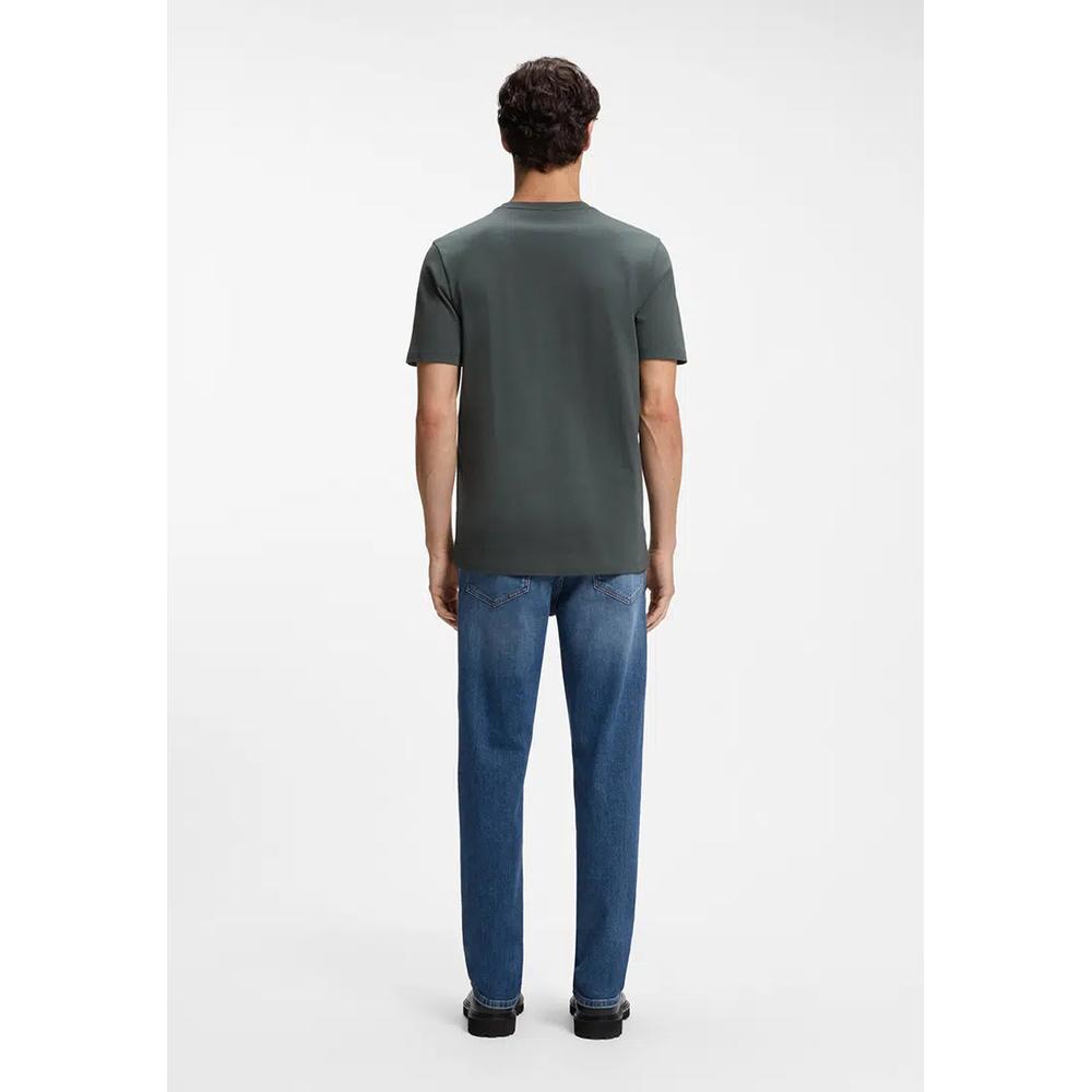 Логотип Patch Cotton Jersey T-Shirt - BOSS Orange 2